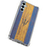 Barbados Flag Dark Wood Galaxy A15 5G Clear Case